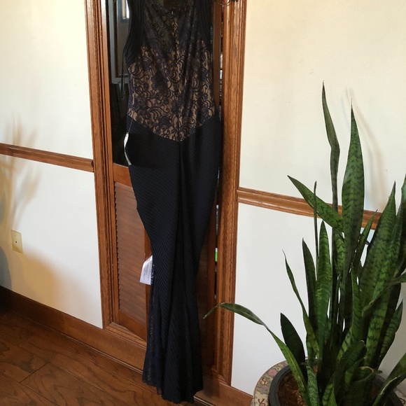 tadashi shoji Sz 10 rizo pintuck gown - Picture 7 of 12